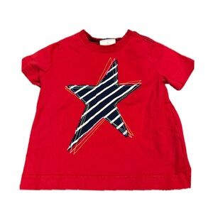 Hanna andersson size 80 red star shirt